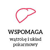wspomaga wątrobę i układ pokarmowy